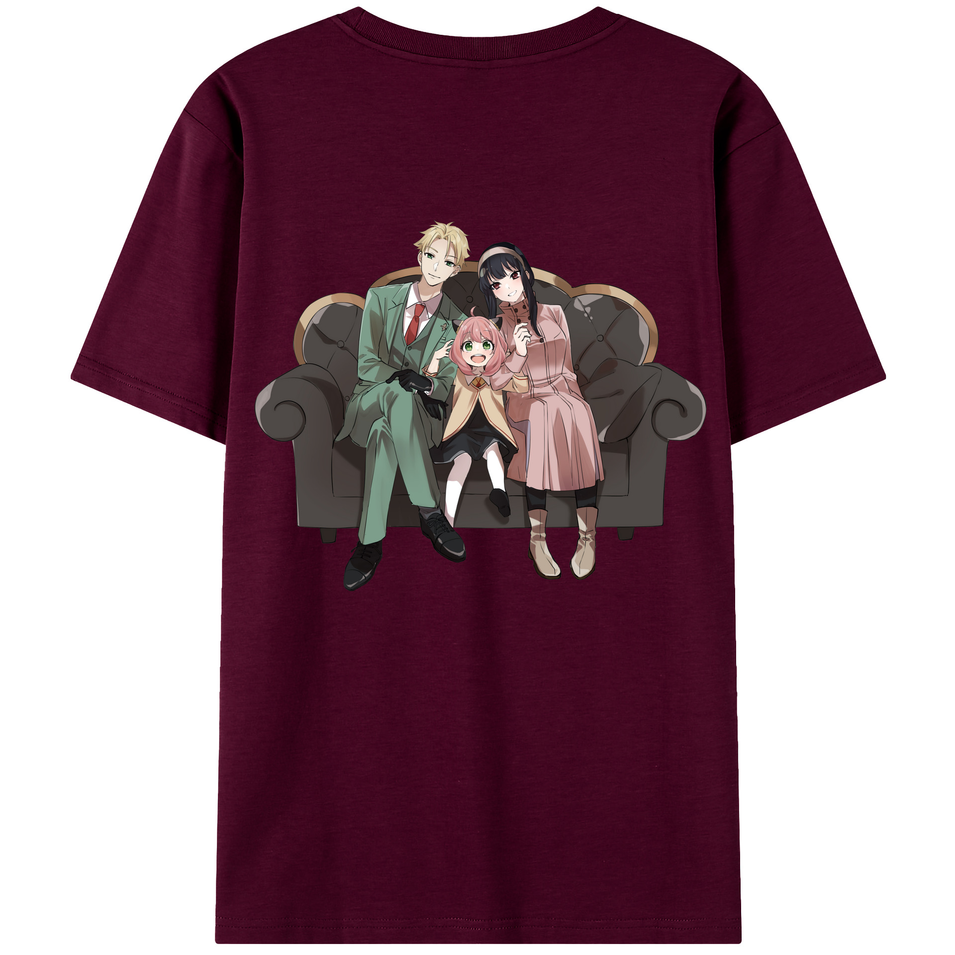 （画像用） SPY×FAMILY间谍家家酒 レディース半袖Tシャツ(バックプリント)